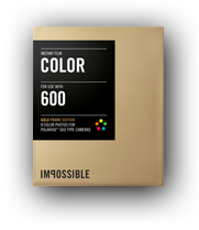 Impossible Color film for 600 type cameras gold